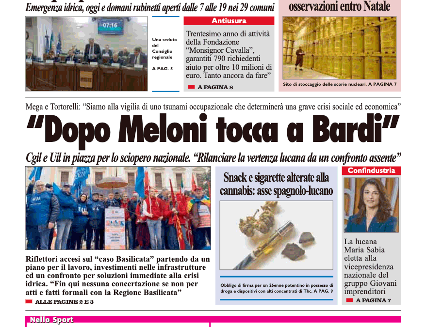 Sabato 30 novembre 2024