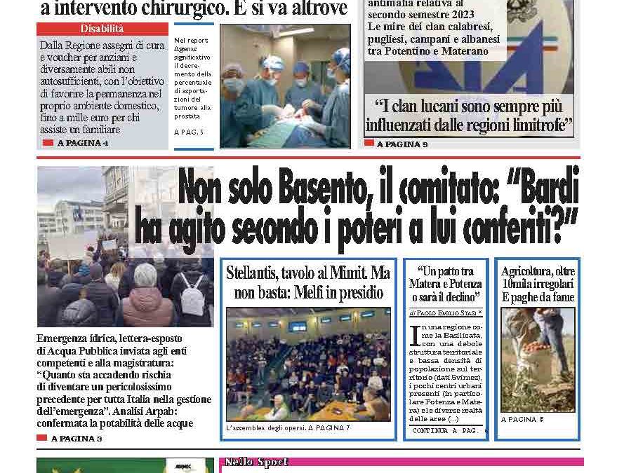 Giovedì 5 dicembre 2024