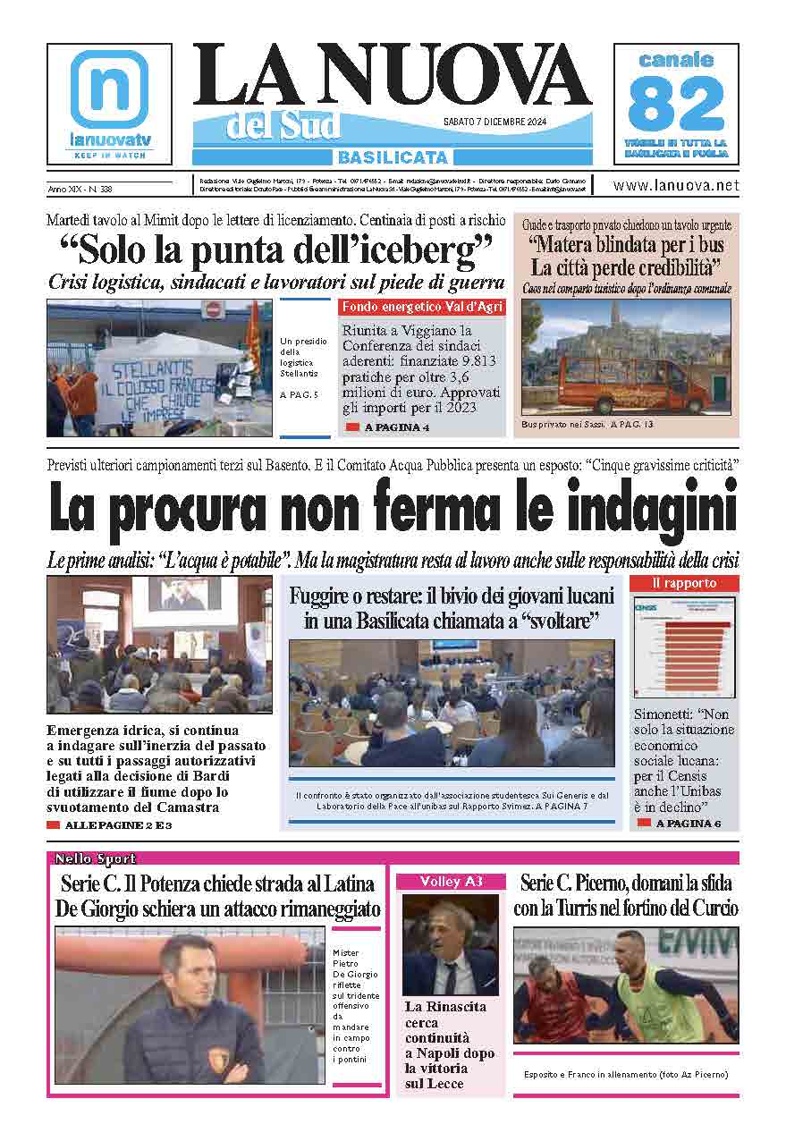 Sabato 7 dicembre 2024