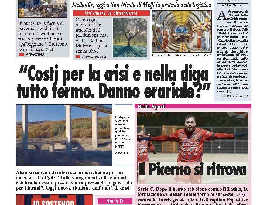 Lunedì 9 dicembre 2024