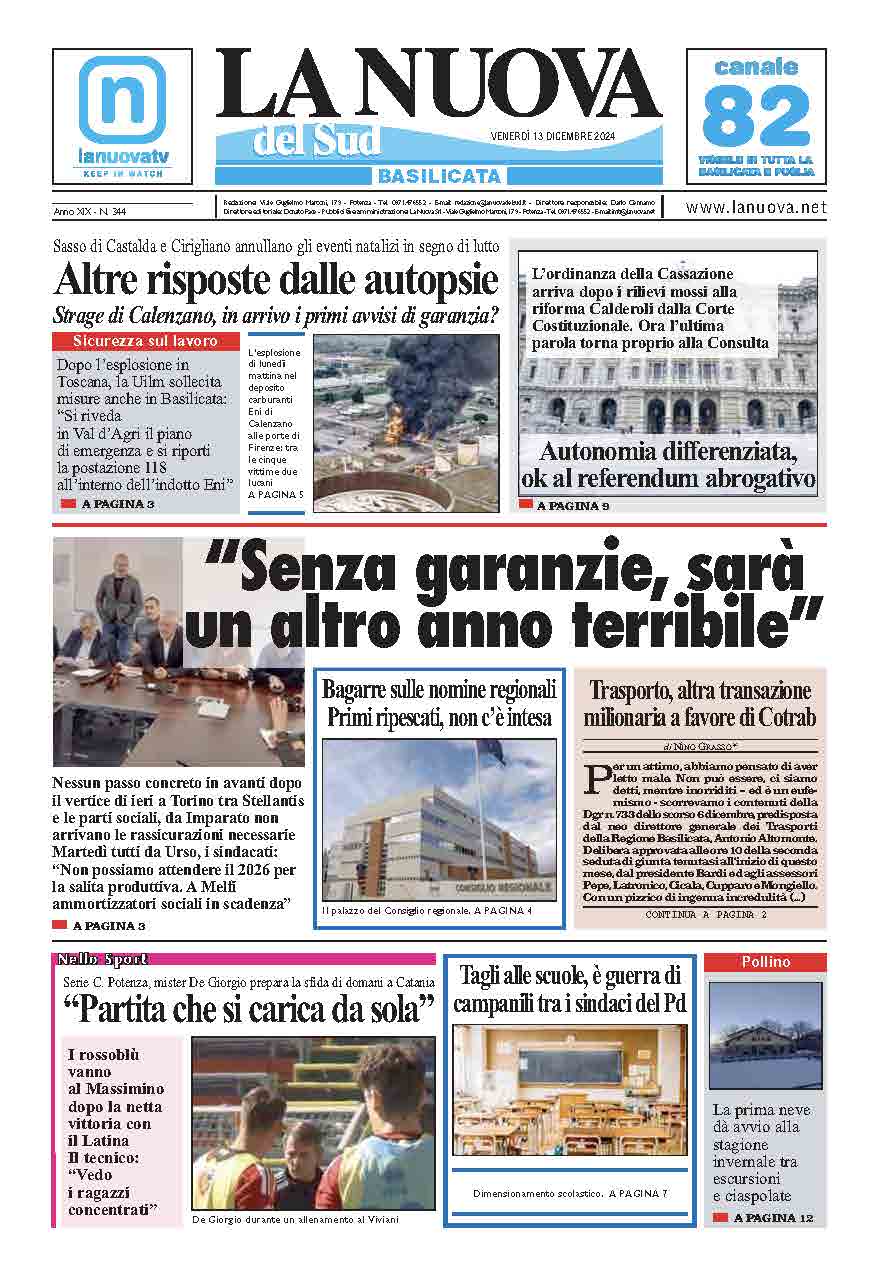 Venerdì 13 dicembre 2024