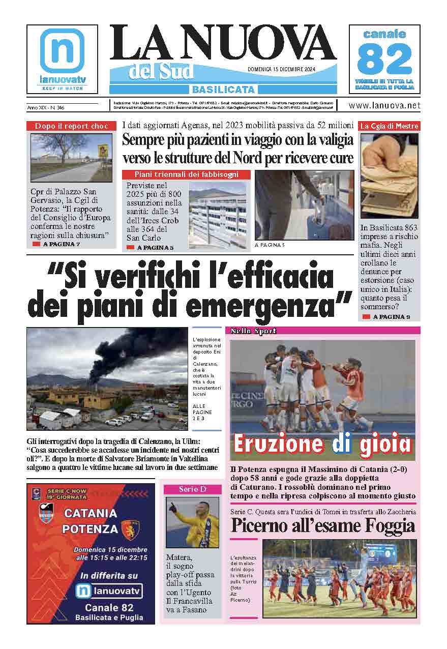 Domenica 15 dicembre 2024