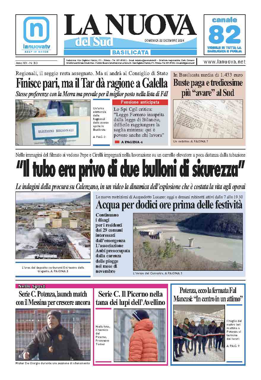 Domenica 22 dicembre 2024