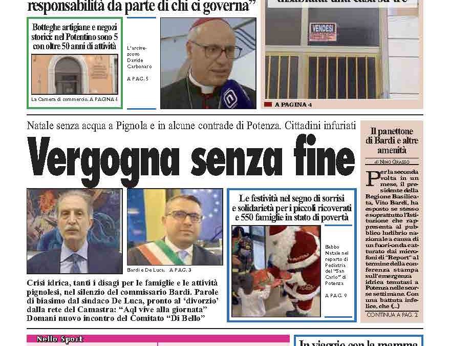 Venerdì 27 dicembre 2024