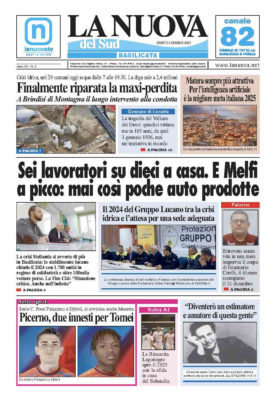 Sabato 4 gennaio 2025