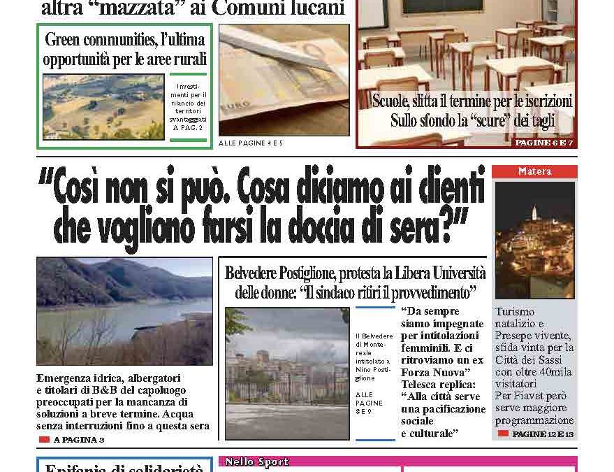 Martedì 7 gennaio 2025