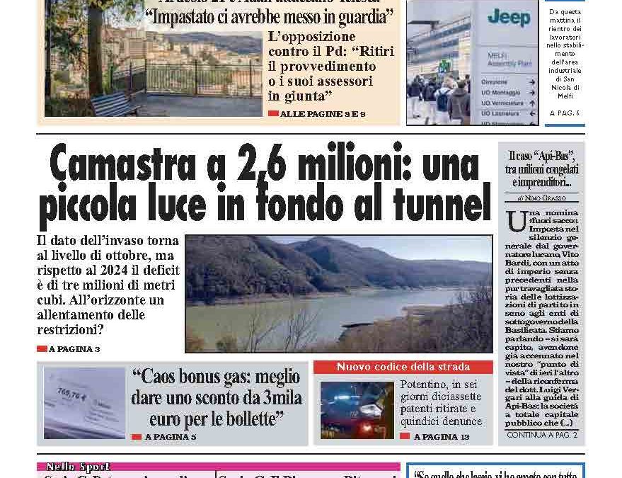 Mercoledì 8 gennaio 2025