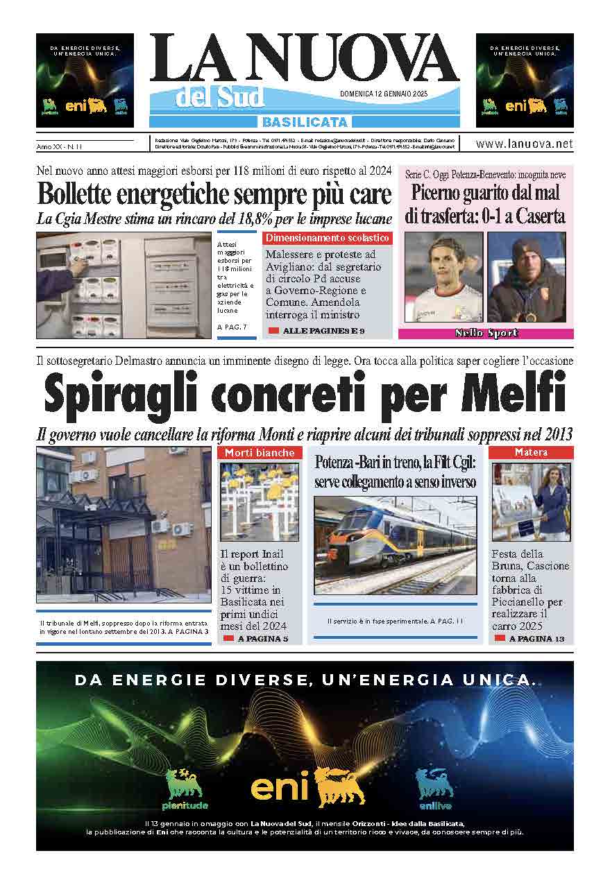 Domenica 12 gennaio 2025
