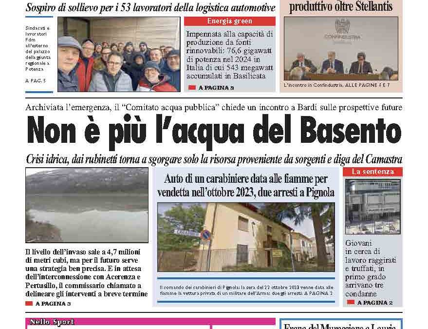 Sabato 18 gennaio 2025