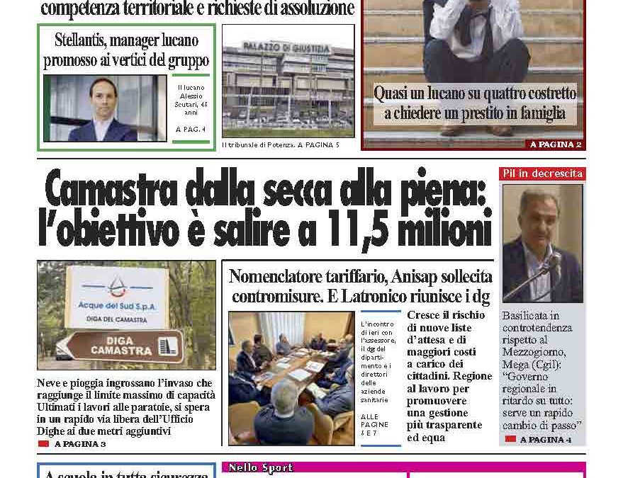 Martedì 21 gennaio 2025