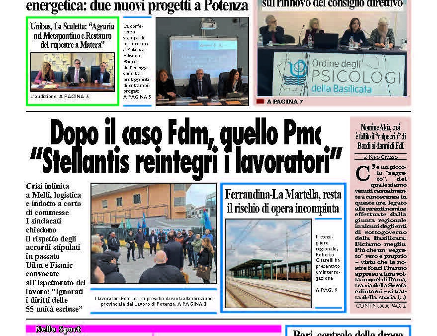 Mercoledì 29 gennaio 2025