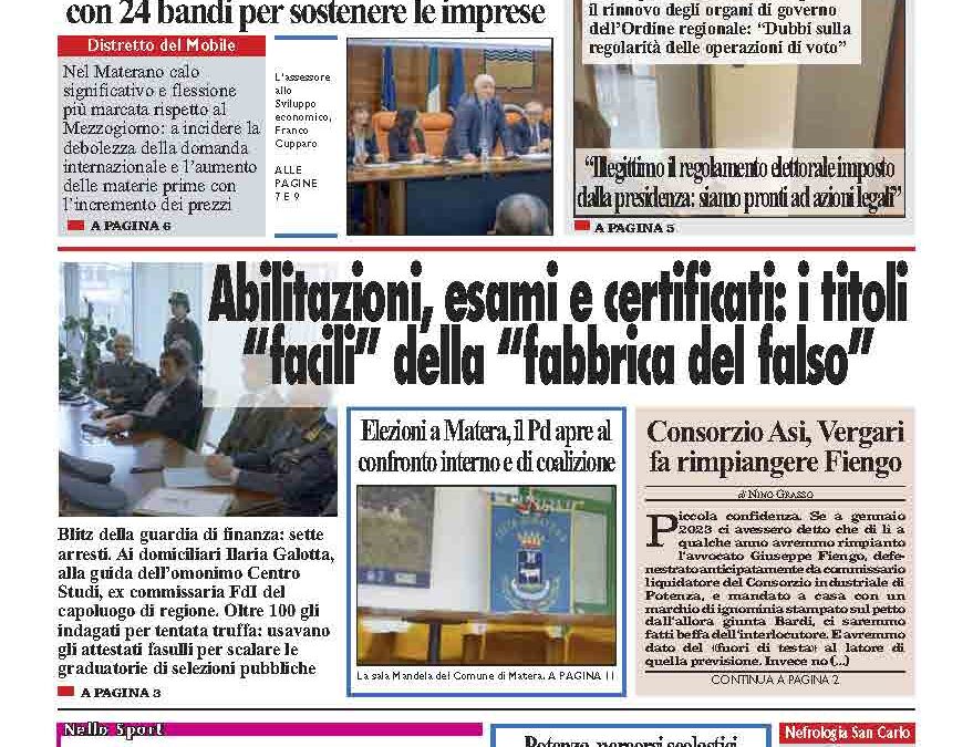 Venerdì 31 gennaio 2025