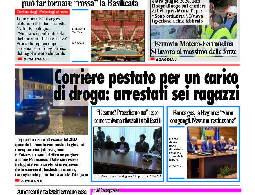 Sabato 1 febbraio 2025