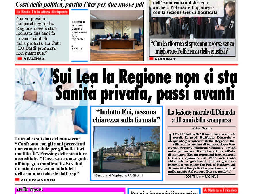 Venerdì 28 febbraio 2025