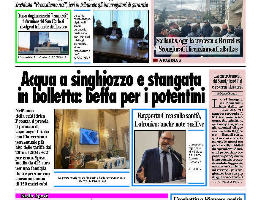 Mercoledì 5 febbraio 2025