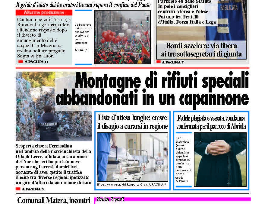 Giovedì 6 febbraio 2025