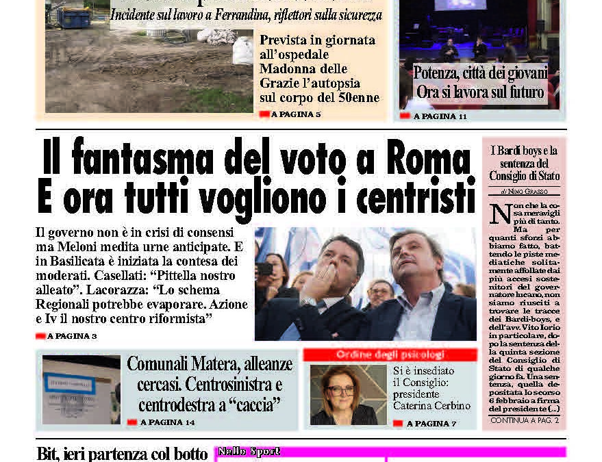 Lunedì 10 febbraio 2025
