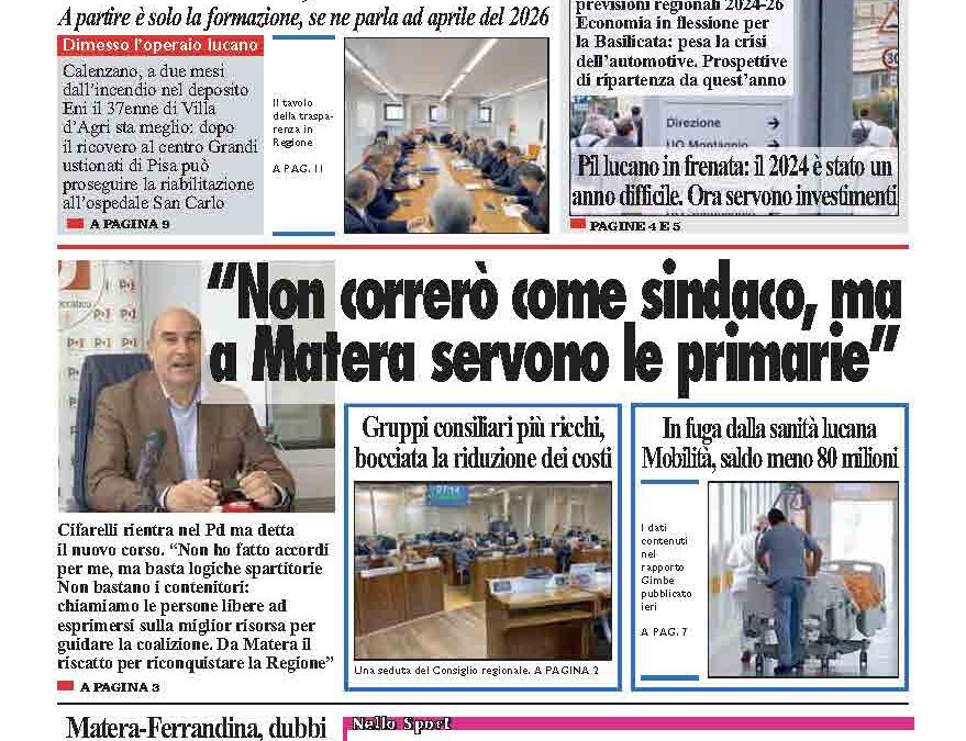 Giovedì 13 febbraio 2025