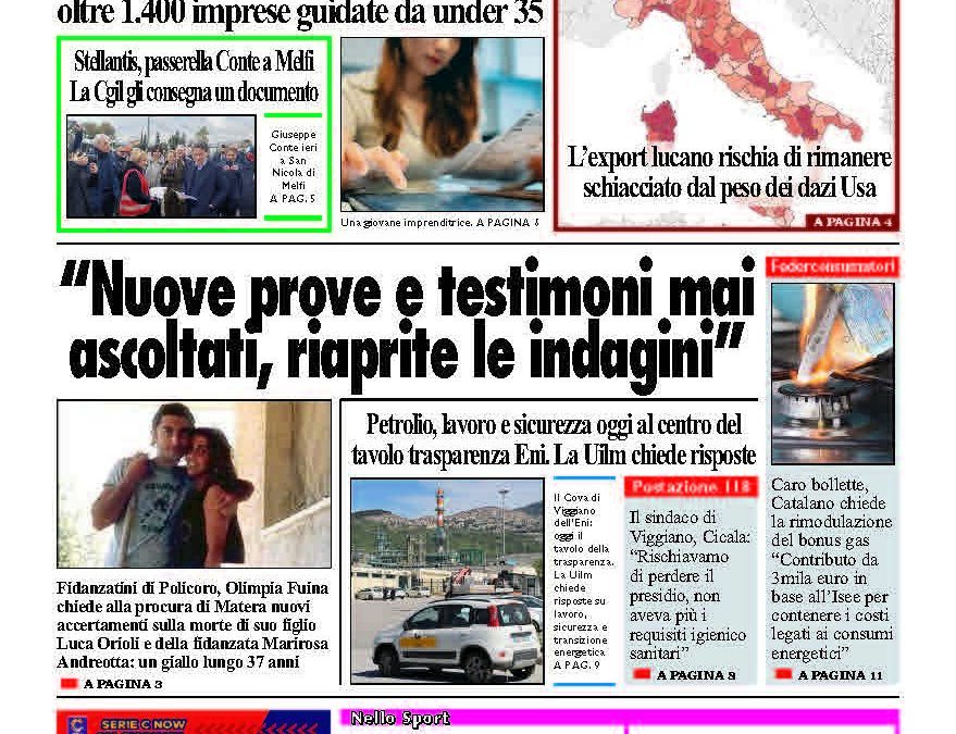 Martedì 18 febbraio 2025
