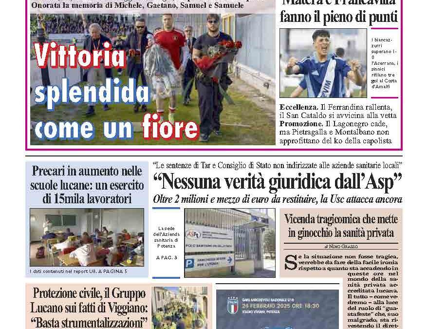 Lunedì 24 Febbraio 2025