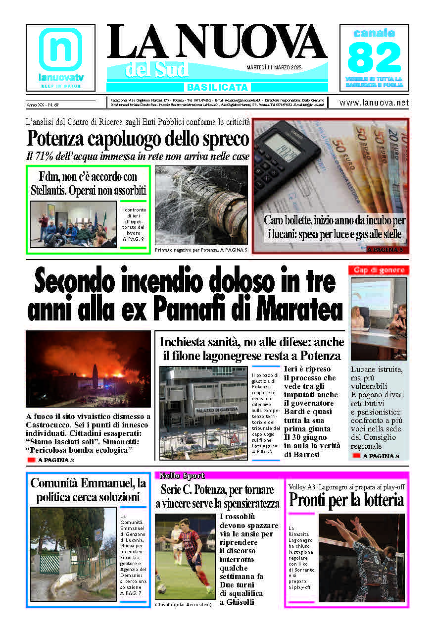 Martedì 11 marzo 2025
