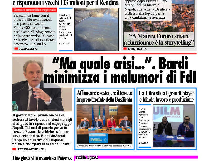 Giovedì 27 marzo 2025