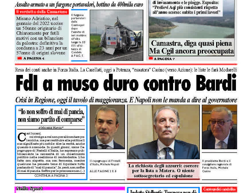 Venerdì 28 marzo 2025
