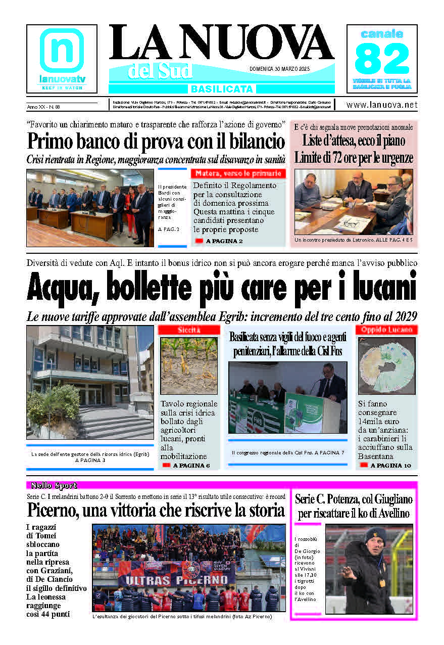 Domenica 30 marzo 2025
