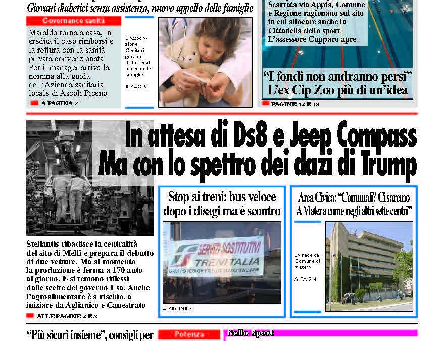 Giovedì 3 aprile 2025