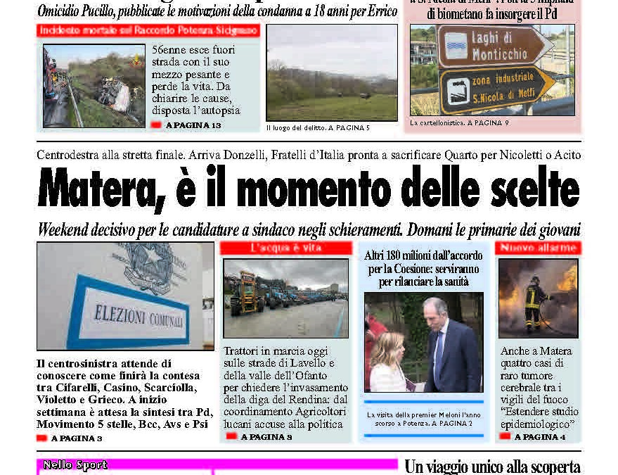 Sabato 5 aprile2025