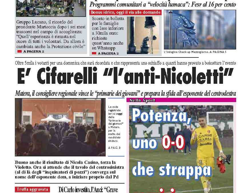 Lunedì 7 aprile 2025