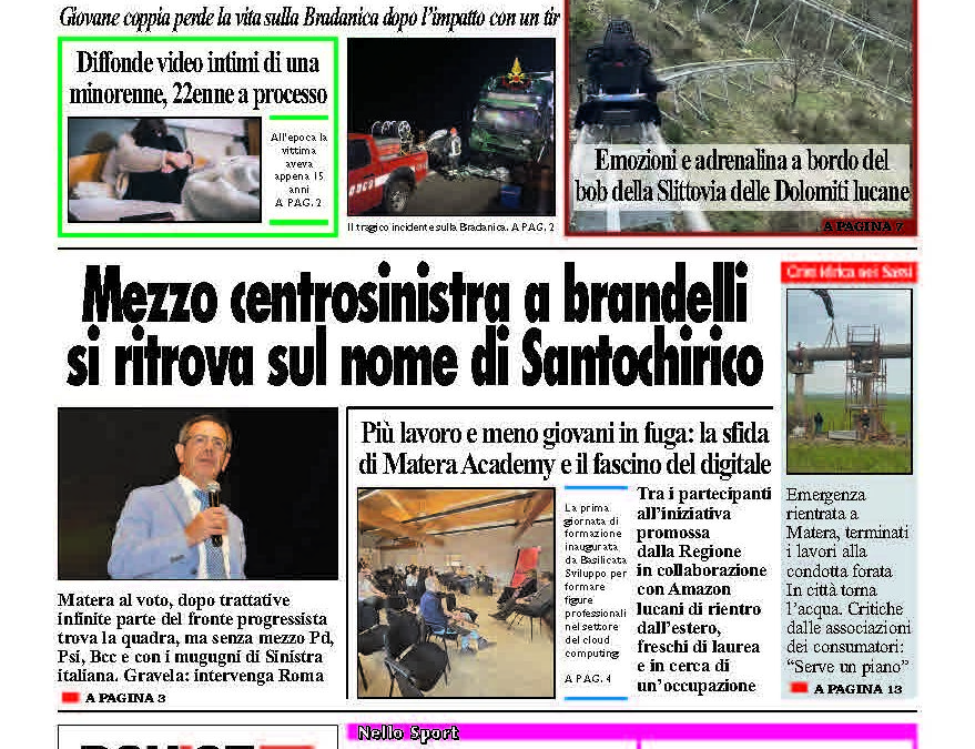 Martedì 15 aprile 2025