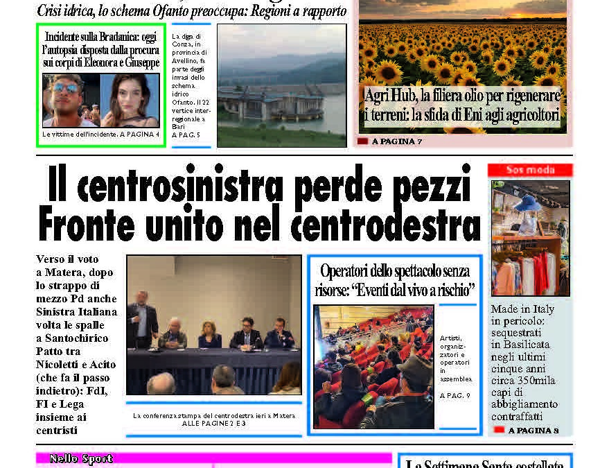 Mercoledì 16 aprile 2025