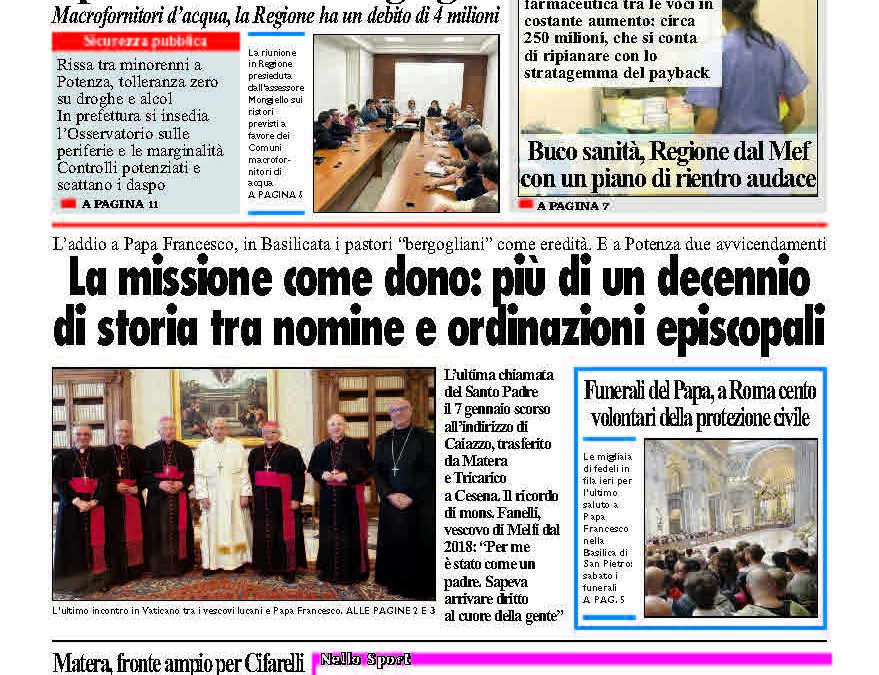 Giovedì 24 aprile 2025