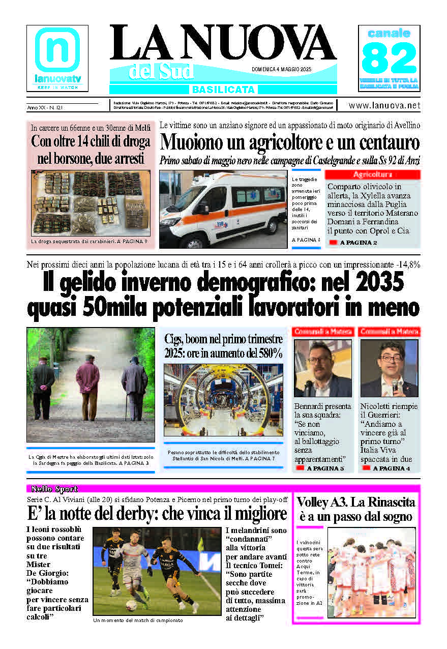 Domenica 4 maggio 2025