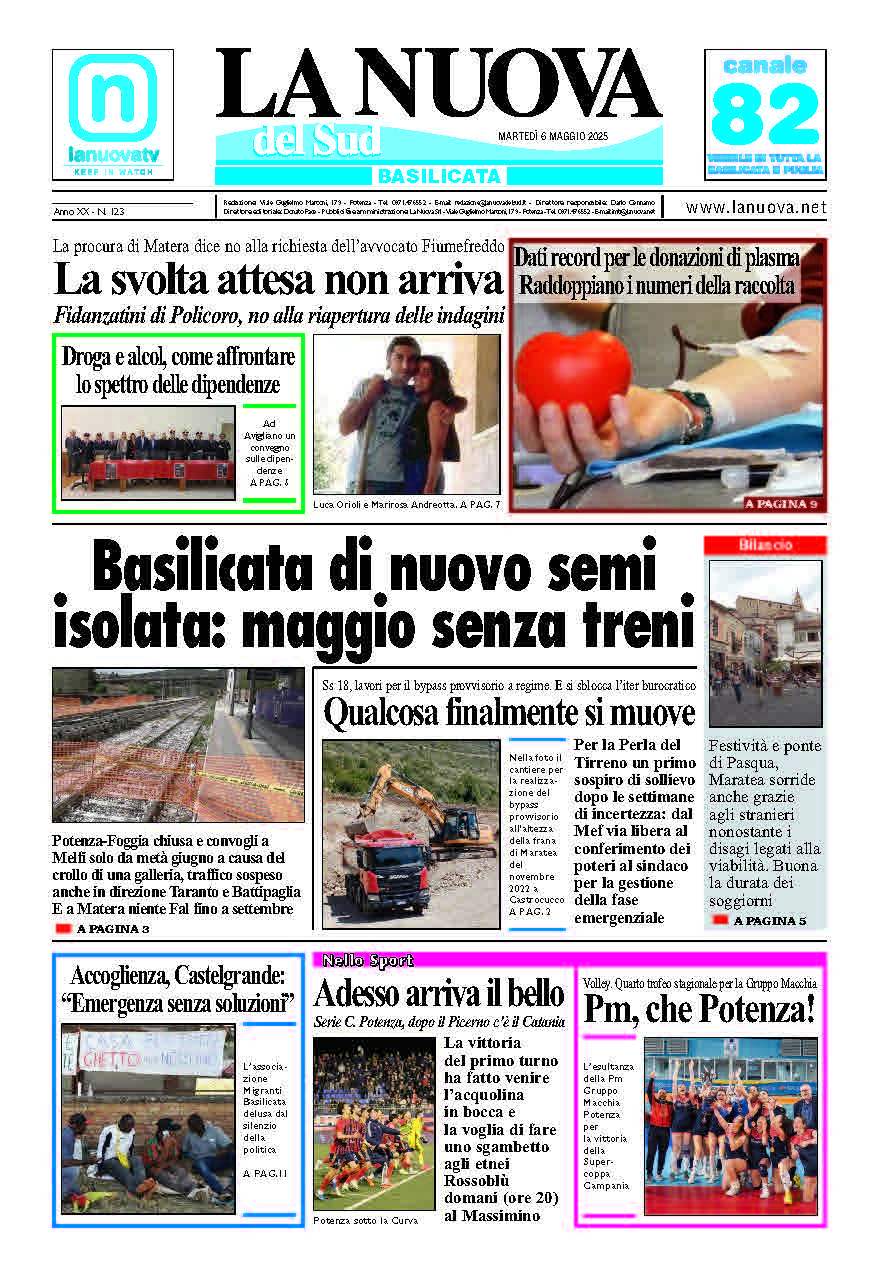Martedì 6 maggio 2025