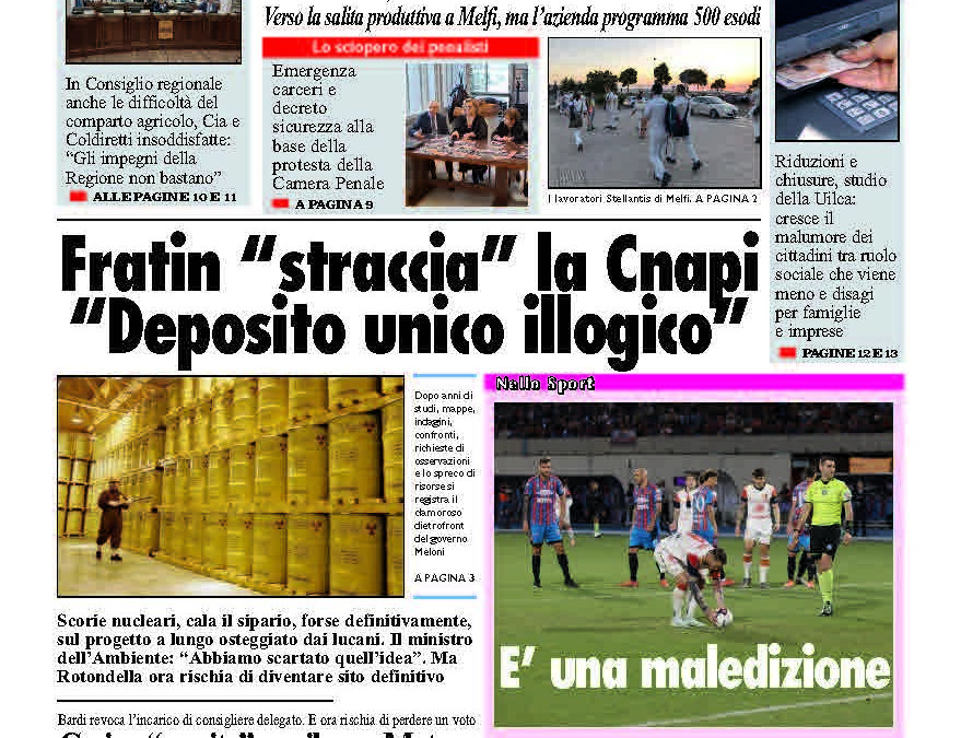 Giovedì 8 maggio 2025