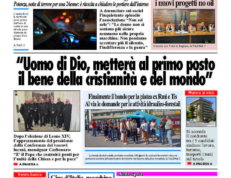 Sabato 10 maggio 2025