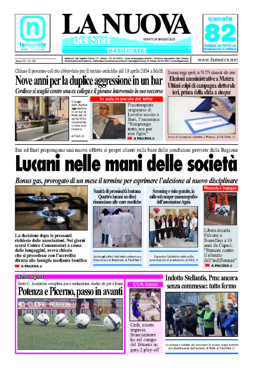 Sabato 24 maggio 2025