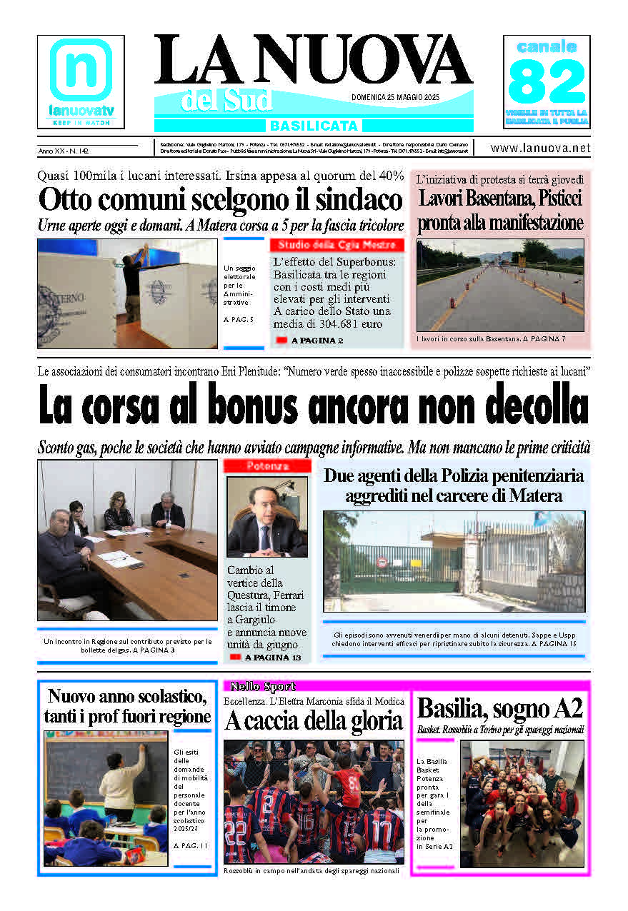 Domenica 25 maggio 2025