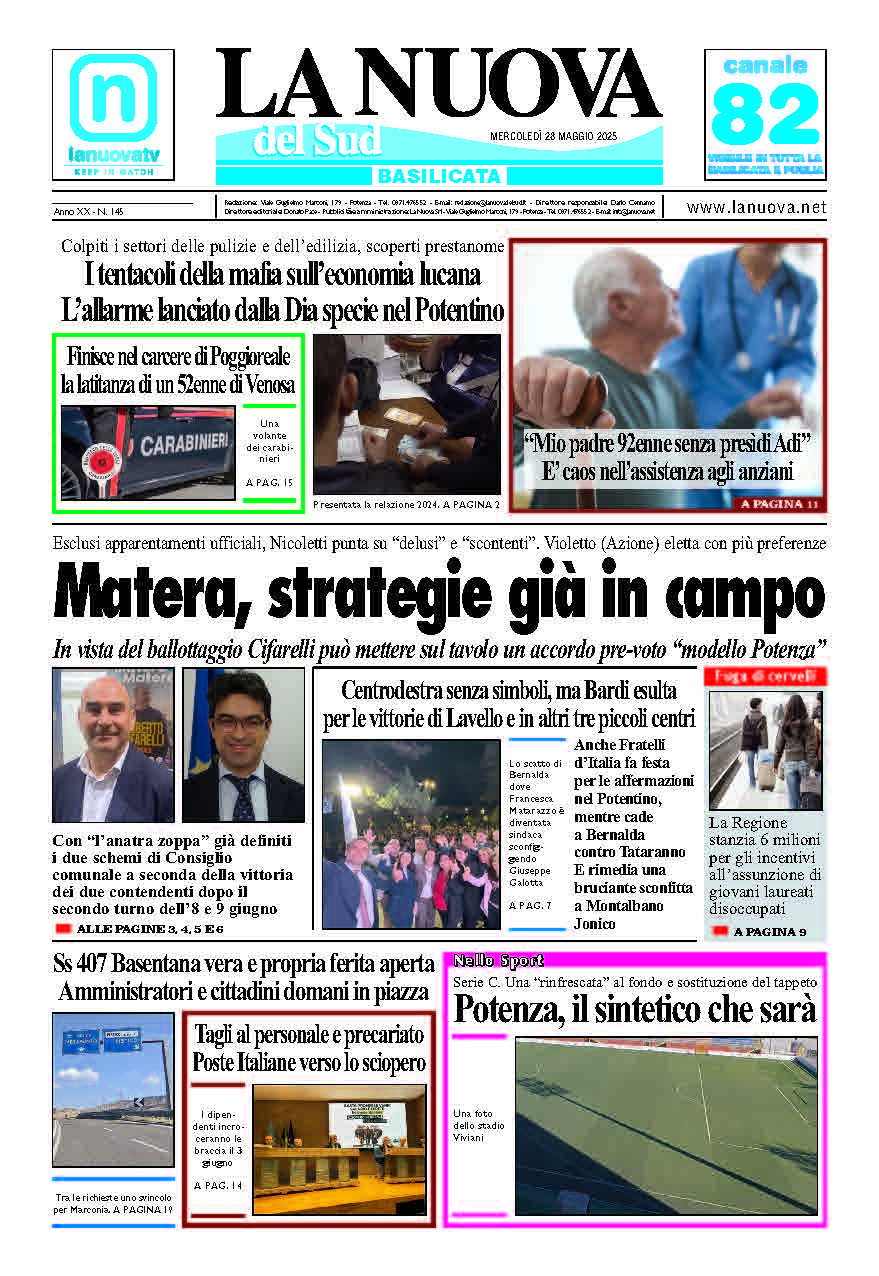 Mercoledì 28 maggio 2025