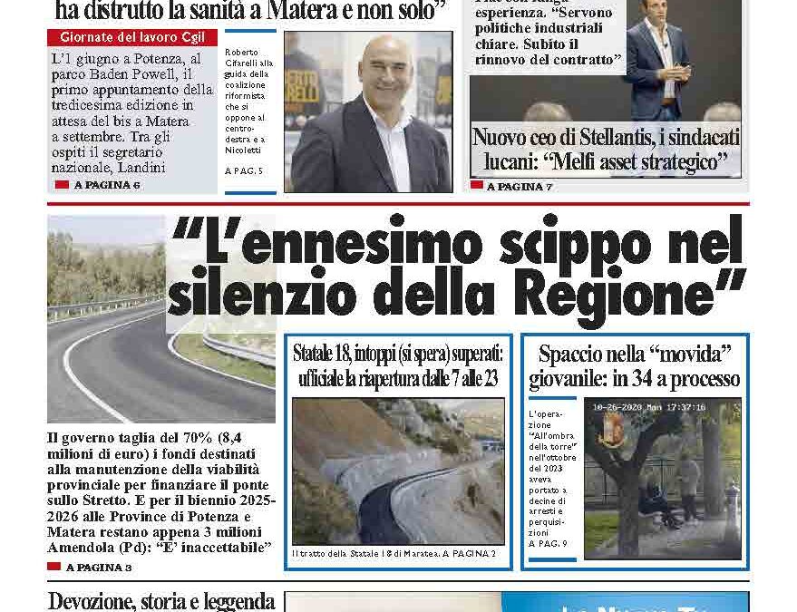 Giovedì 29 maggio 2025