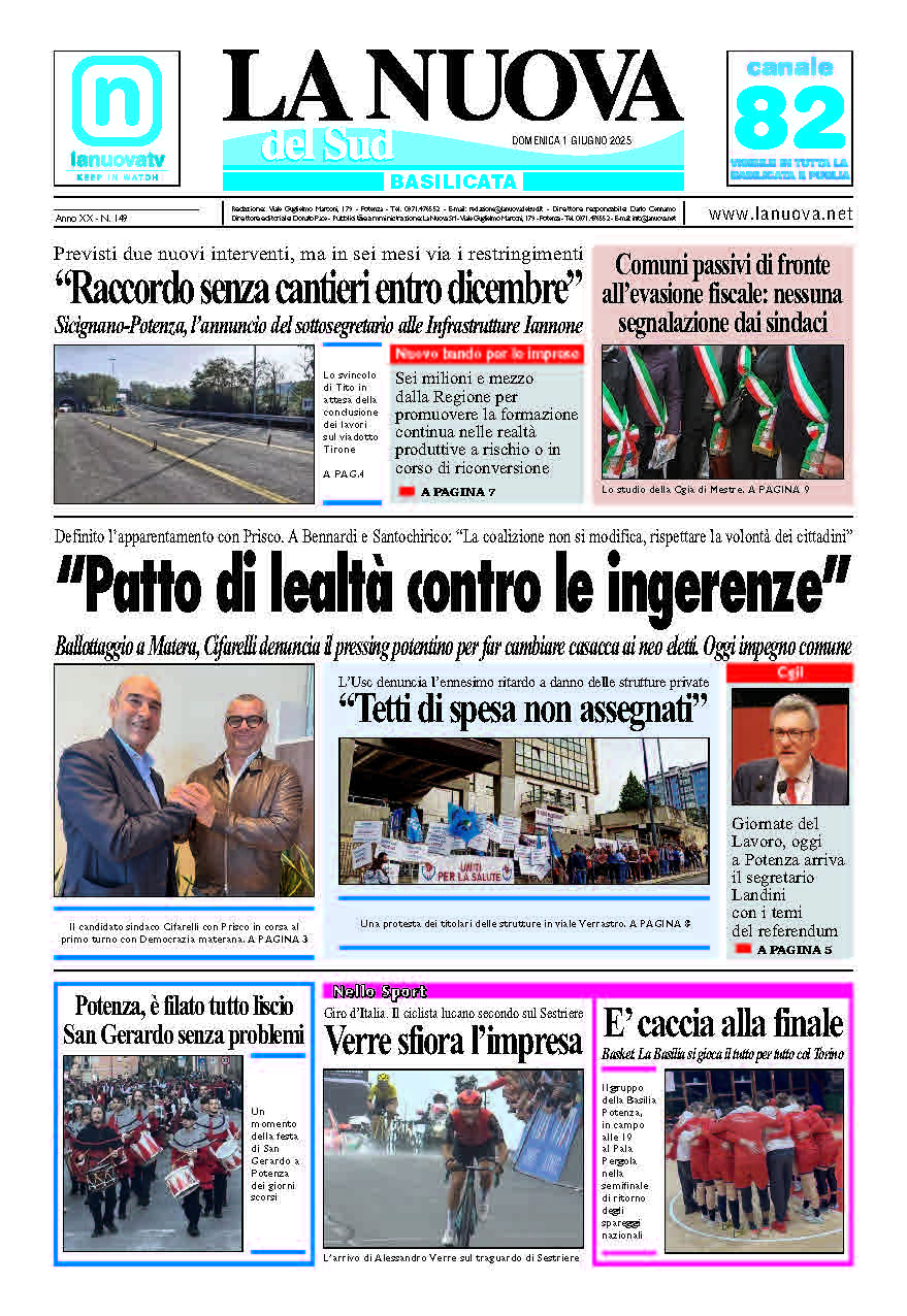 Domenica 1 giugno 2025