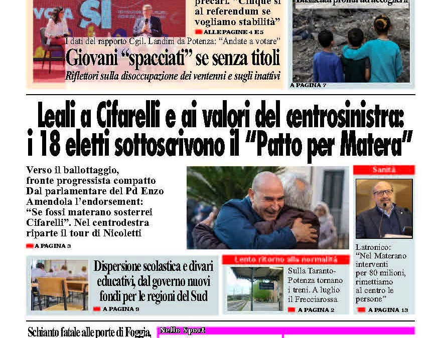 Lunedì 2 giugno 2025