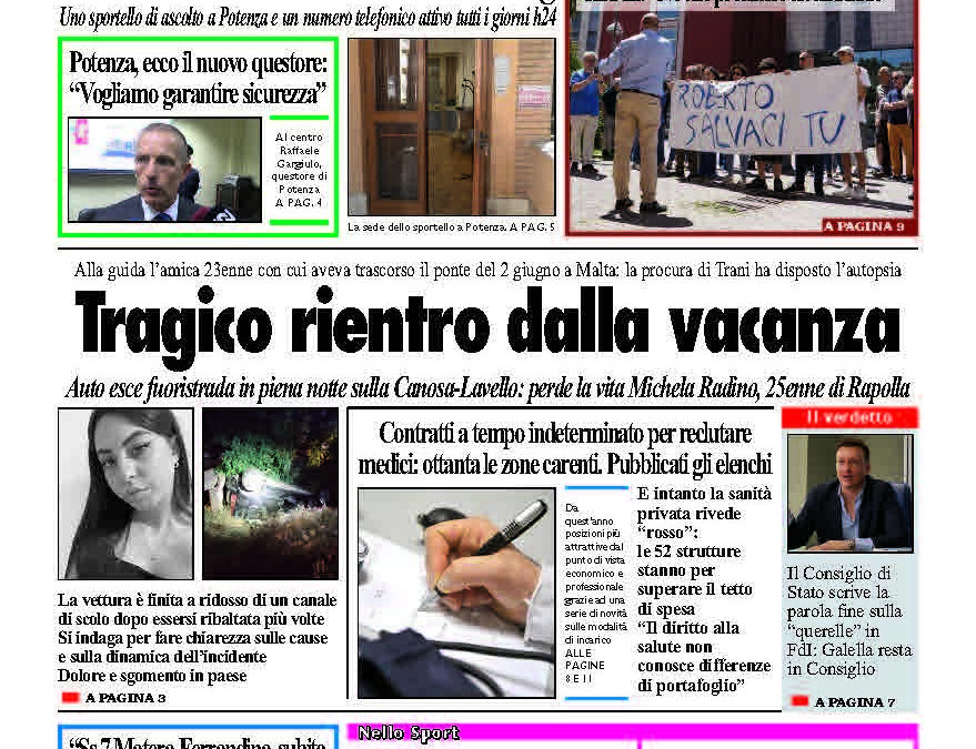 Mercoledì 4 giugno 2025