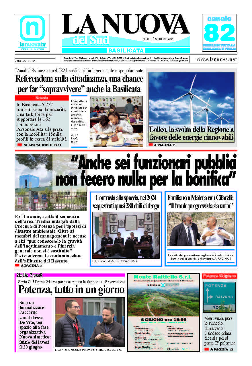 Venerdì 6 giugno 2025