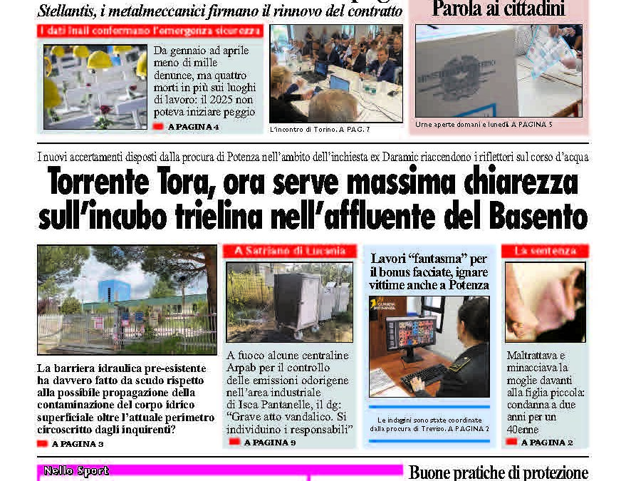 Sabato 7 giugno 2025