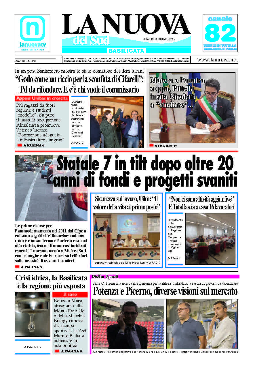 Mercoledì 12 giugno 2025