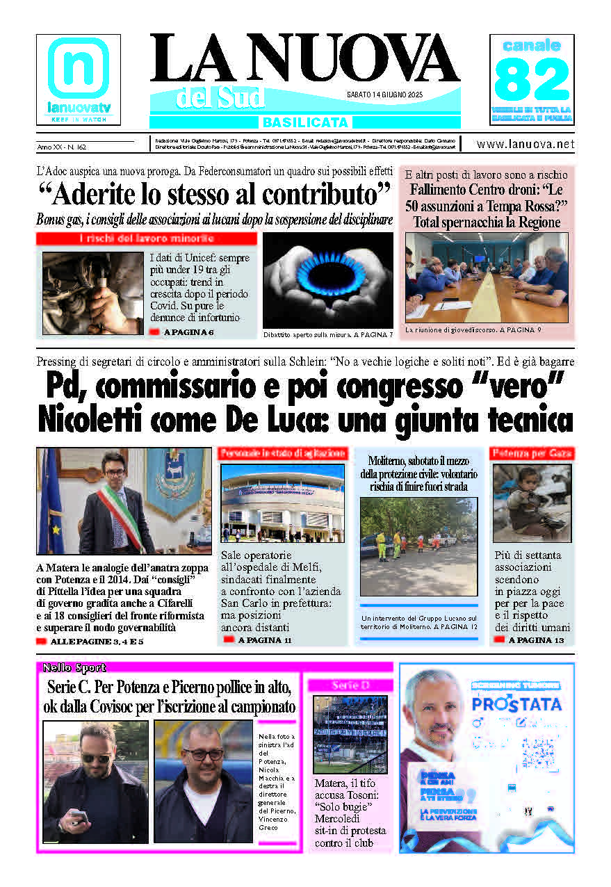 Sabato 14 giugno 2025