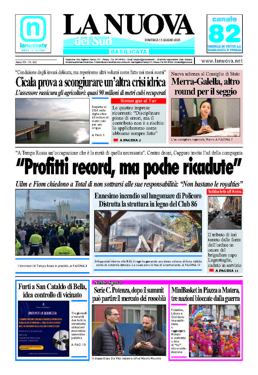 Domenica 15 giugno 2025